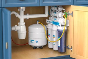 POLAR - A water filtration system under a kitchen sink ensuring the removal of toxins and heavy metals from tap water in a home in Collinsville, IL.