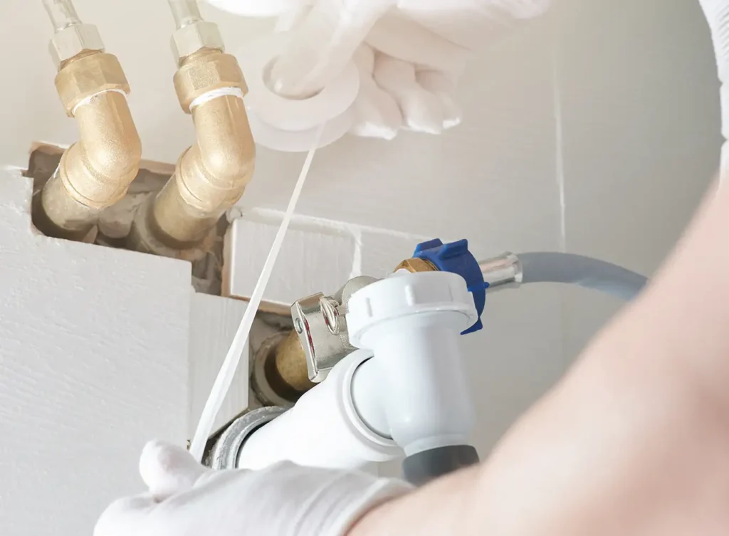 professional plumbing sealing a leaking pipe collinsville illinois