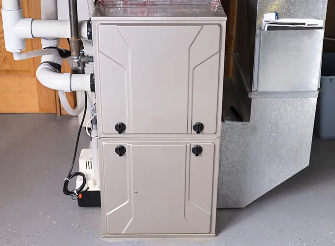 A new furnace install in a home in Caseyville Illinois